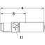 Picture of Crimped Thermoplastic UHP Hose Fittings TX Series - 1YBTX-4-03W