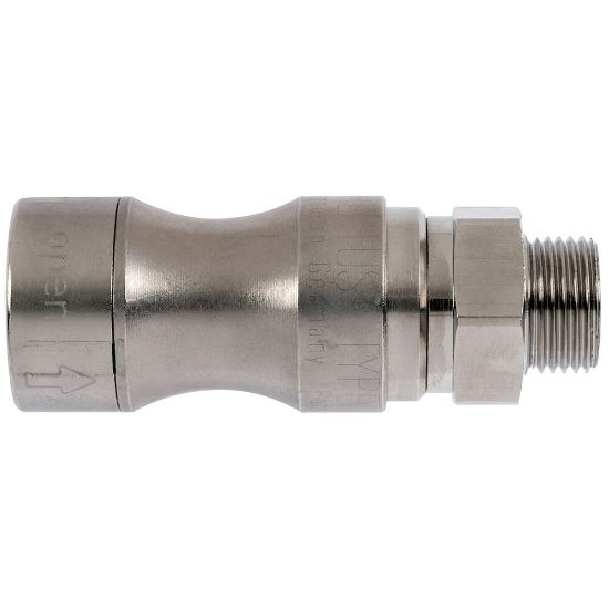 Picture of Dry Break Quick Coupling with Parker Profile, Series 206 - 206KLAW17MEN