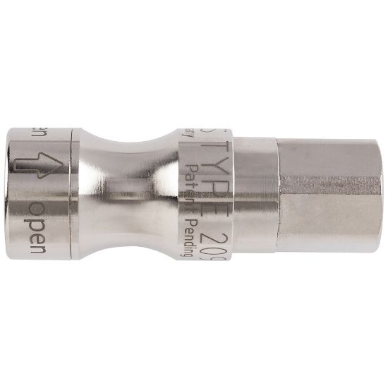 Picture of Dry Break Quick Coupling with Parker Profile, Series 204 - 204KLIW10MPN