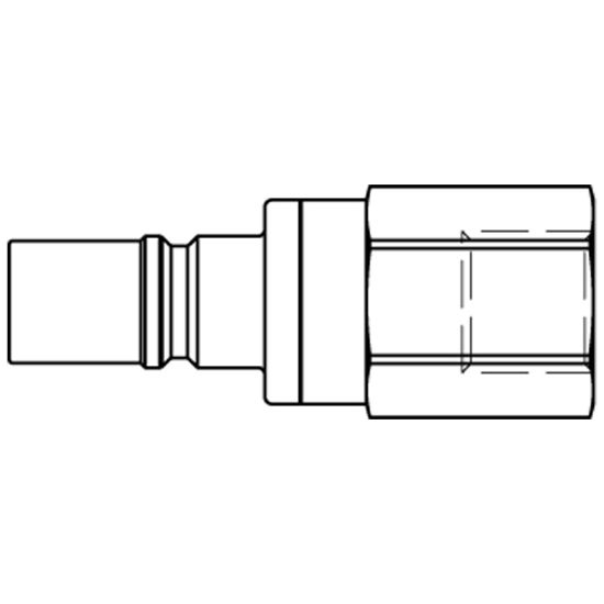 Picture of Dry Break Quick Coupling with Parker Profile, Series 209 - 209SLIW21MVN