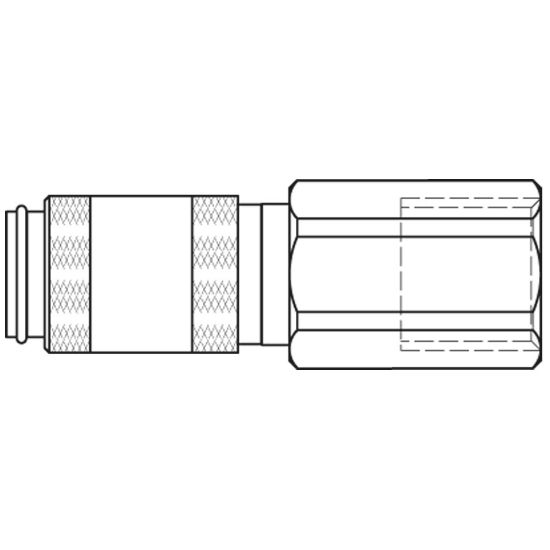 Picture of Quick Coupling, European Profile, ND 2.7 (Series 20) - 20KAIW10MVX