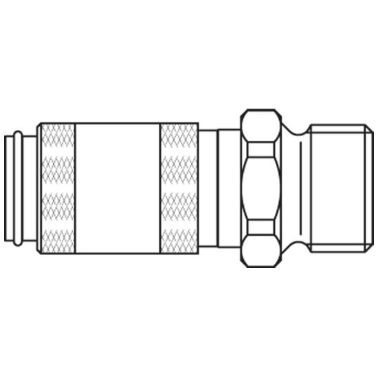 Picture of Quick Coupling, European Profile, ND 2.7 (Series 20) - 20KBAM05MVN