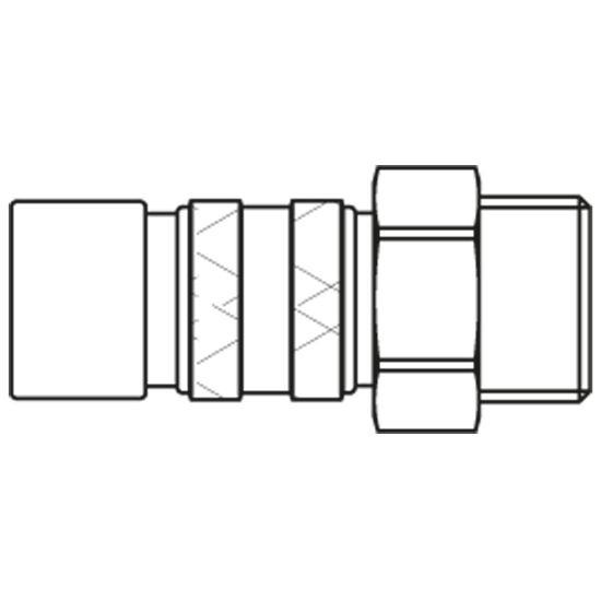 Picture of Coded Quick Coupling, Series 21 - 21KAAW10RVX8