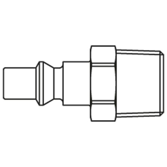 Picture of Premium Quick Coupling with ARO Profile, Series 22 - 22SFAW17MXN