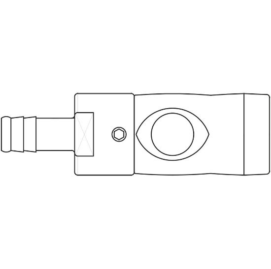 Picture of Safety Push Button Quick Coupling, Series KP - 24KPTF10APX