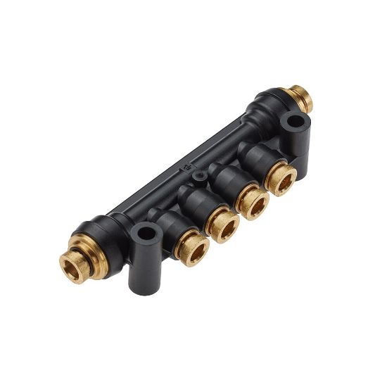 Picture of Air Brake D.O.T. composite & brass push-to-connect fittings - PTC & PTCR - 24M-6-6