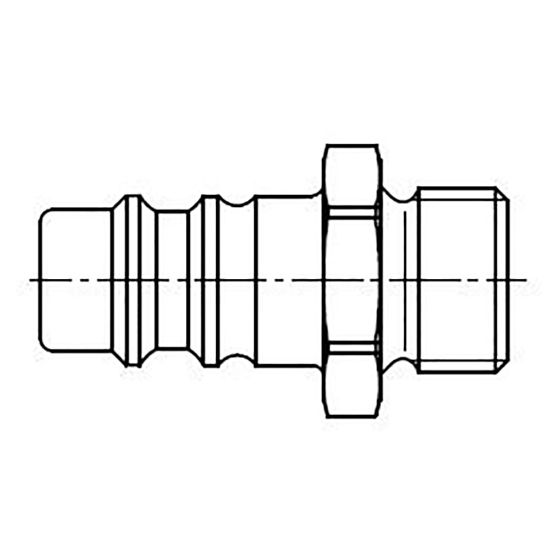 Picture of Quick Coupling, European profile, ND 7.8 (Series 25, Series 1600, Series 1625) - 25SSAW13SXZ