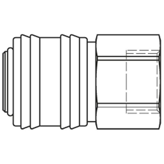 Picture of Quick Coupling, European Profile, ND 7.2 (Series 26) - 26KAIW17MPXB