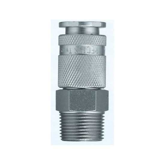 Picture of Safety Quick Coupling with Parker Profile and Additional Safety Locking, Series 28 - 28KSAK17SPN