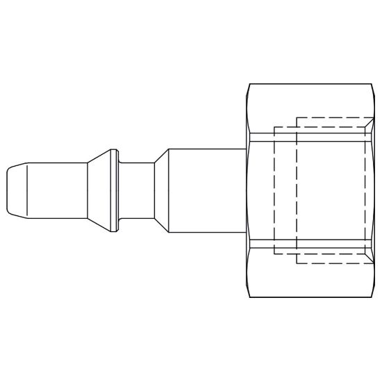 Picture of Quick Coupling with ISO 6150 C Profile for Railway Applications, Series 303 - 303SFIW13MXN