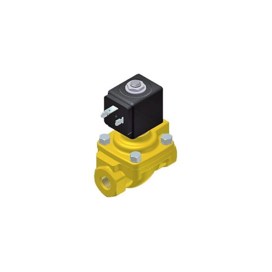 Picture of Parker 2-Way Normally Open, 1/4" General Purpose Solenoid Valves - 322H7106-4270-486265F4