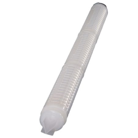 Picture for category Fluoroflow Pleated Membrane Filter Cartridges | All-fluoropolymer design for aggressive chemical applications