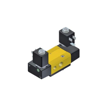 Picture for category Parker 5-Way Dual Solenoids, 1/8" General Purpose Solenoid Valves