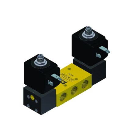 Picture for category Parker 5-Way Dual Solenoids, 1/4" General Purpose Solenoid Valves