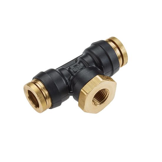 Picture of Air Brake D.O.T. composite & brass push-to-connect fittings - PTC & PTCR - 377PTCR-4-4