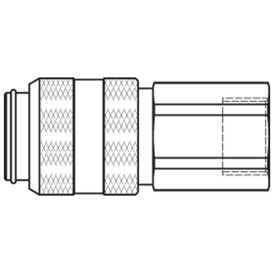 Picture of Quick Coupling with Parker own Profile, Series 38 - 38KBIW26MVX