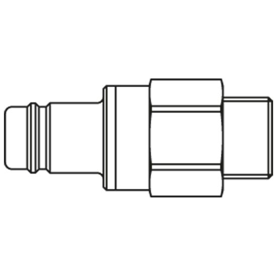 Picture of Quick Coupling with Parker own Profile, Series 38 - 38SBAW21MEX