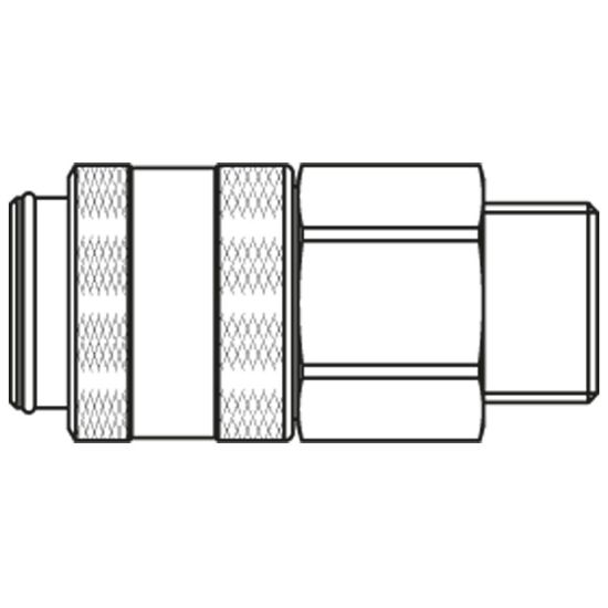 Picture of Quick Coupling with Parker own Profile, Series 39 - 39KLAW33MVX