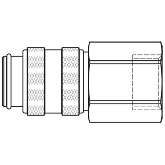 Picture of Premium Quick Coupling, Series 50 - 50KAIW17MPXS