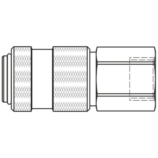 Picture of Premium Quick Coupling with German Profile, Series 52 - 52KBIW13SVN