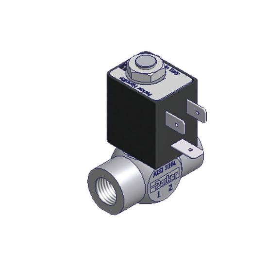 Picture of Parker 2-Way Normally Closed, 1/8" General Purpose Solenoid Valves - 550001DIS