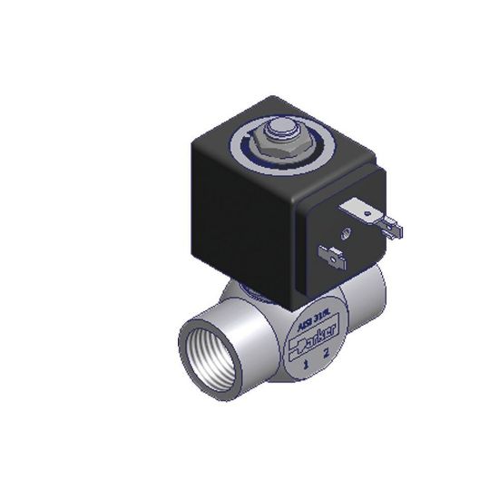 Picture of Parker 2-Way Normally Closed, 1/4" General Purpose Solenoid Valves - 550006DIS