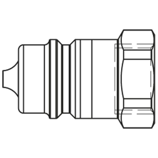 Picture of Hydraulic Quick Coupling - ISO A Profile - 5500 Series - 5520 V