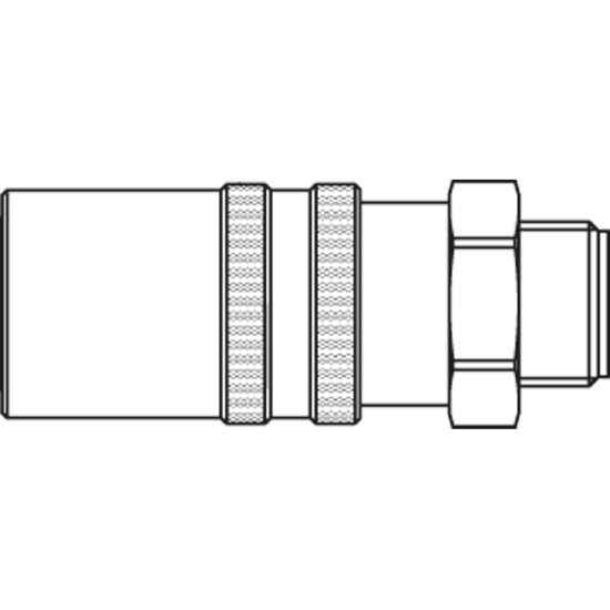 Picture of Quick Coupling with Frenchmatic I Profile, Series 6006/6009/6012/6016 - 6006KBAW13MVN