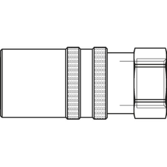 Picture of Quick Coupling with Frenchmatic I Profile, Series 6006/6009/6012/6016 - 6009KBIW17MVN