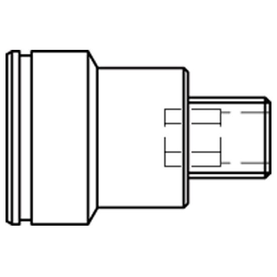 Picture of Quick Coupling with French Profile, Series 608/612 - 612SFAW21MXN