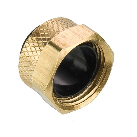 Picture of Brass Compression Fittings for Thermoplastic and Soft Metal Tubing - Poly-Tite. - 61P-6