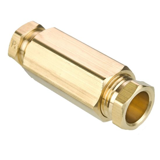 Picture of Brass flareless tube fitting, Hi-Duty - 62HD-4