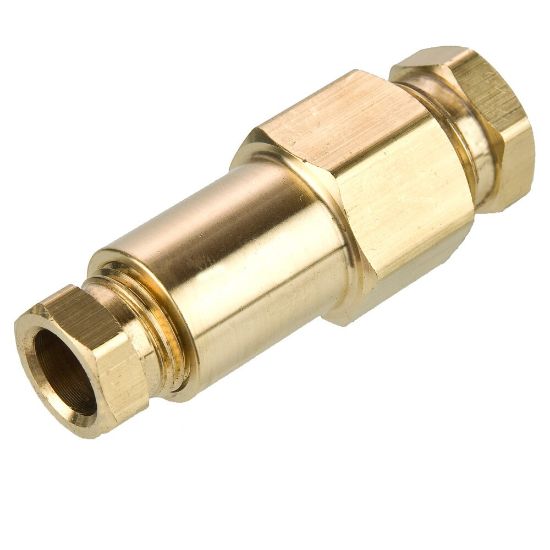 Picture of Brass flareless tube fitting, Hi-Duty - 62HD-6-4