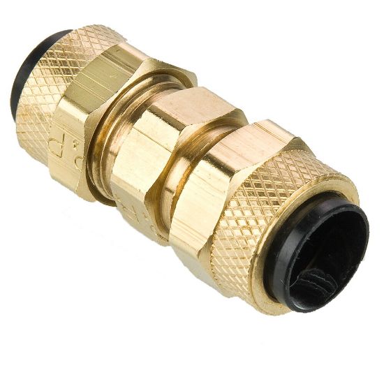 Picture of Brass Compression Fittings for Thermoplastic and Soft Metal Tubing - Poly-Tite. - 62P-8