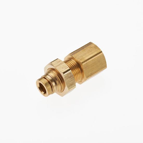 Picture of Air Brake D.O.T. composite & brass push-to-connect fittings - PTC & PTCR - 66PTCBH-8-8