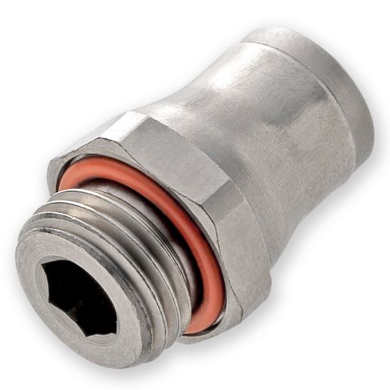 Picture of Push-to-Connect Pneumatic Stainless Steel Fittings - Prestolok PLS - 68PLS-12M-4G