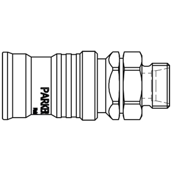 Picture of Quick Coupling for Fluid Handling Applications, Series 7000 - 7020KBAD36MED