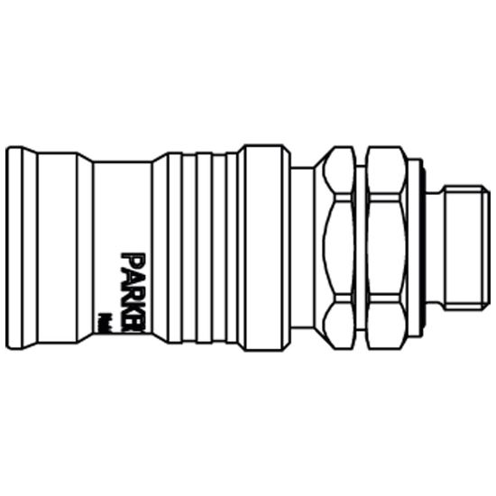 Picture of Quick Coupling for Fluid Handling Applications, Series 7000 - 7009KBAO17MED