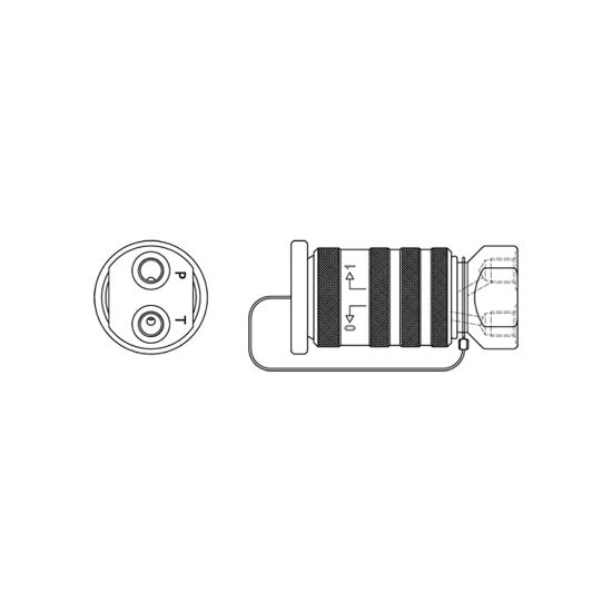 Picture of Quick Coupling with Coaxial Function to connect two independent lines, Series 703 - 703SBIM27SPZR