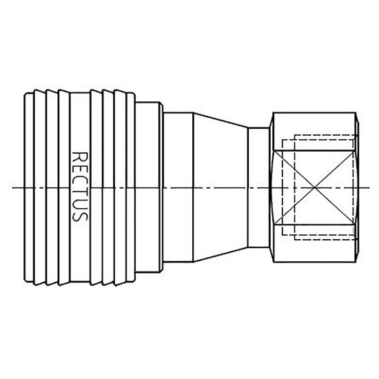 Picture of Quick Coupling with ISO 7241-1 Series B Profile, Series 70 - 72KBIW13MEX