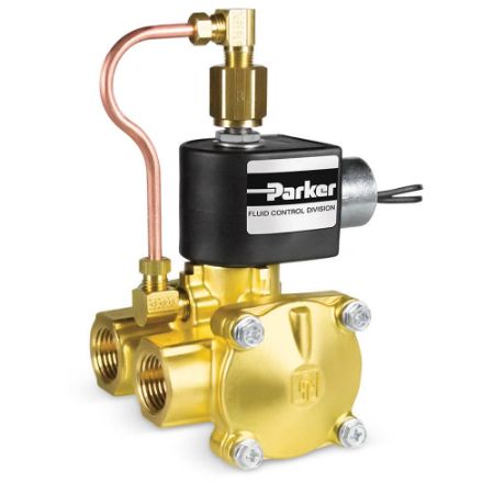 Picture for category Parker 3-Way Normally Closed, 3/8" NPT General Purpose Solenoid Valves