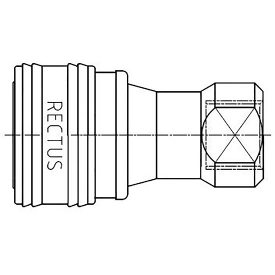 Picture of Quick Coupling with ISO 7241-1 Series B Profile, Series 70 - 74KFIW21RVX