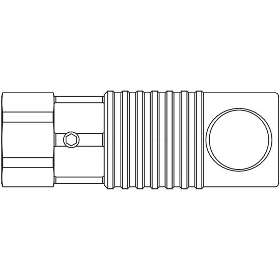 Picture of Safety Push Button Quick Coupling, Series KP - 84KPIW13APX