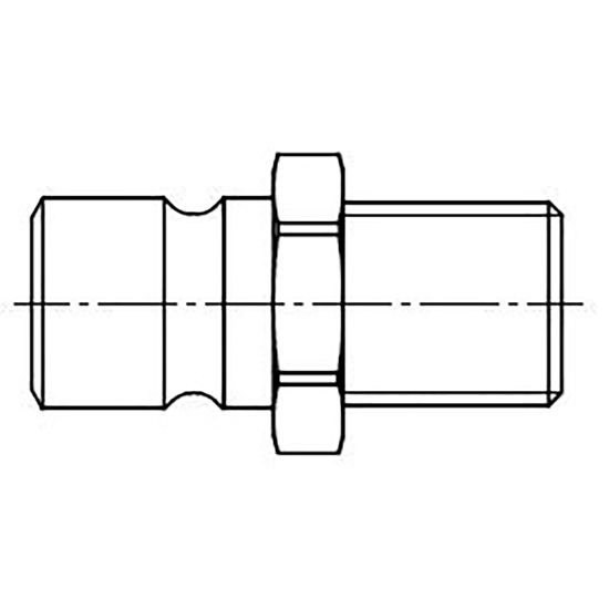 Picture of Quick Coupling with International Profile, Series 86/87/88 - 87SBAW13MVX