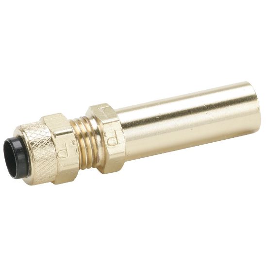 Picture of Brass Compression Fittings for Thermoplastic and Soft Metal Tubing - Poly-Tite. - 97P-4-6