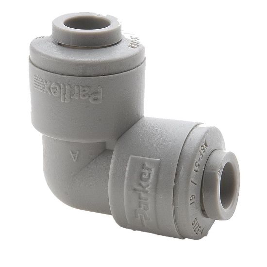 Picture of Push-to-Connect all plastic FDA compliant fitting, Parker TrueSeal - A4EU4-MG