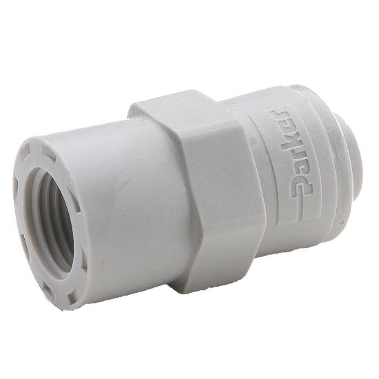 Picture of Push-to-Connect all plastic FDA compliant fitting, Parker TrueSeal - A4FA7-MG