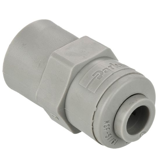 Picture of Push-to-Connect all plastic FDA compliant fitting, Parker TrueSeal - A4FF4-MG