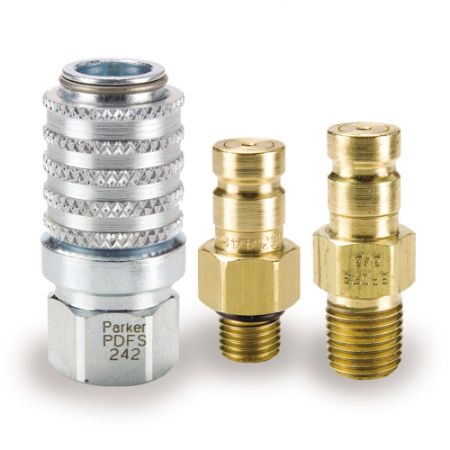 Picture for category Diagnostic Fluid Sampling, Test Port Quick Couplings, Brass Test Point Connectors and Steel Couplers – PDFS / BPDFS