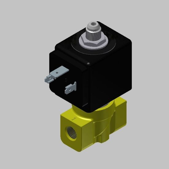 Picture of Parker 3-Way Normally Closed, 1/8" General Purpose Solenoid Valves - E131K13-2995-4818653D